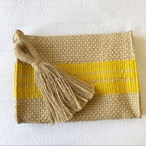 Zara Large Woven Clutch
